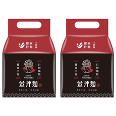 金拌麵 椒麻醬拌麵 刀削麵 Set 4, 手工日曬風乾, 520g, 2袋