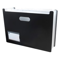 珠友文化 A4風琴夾, 黑色, 1個