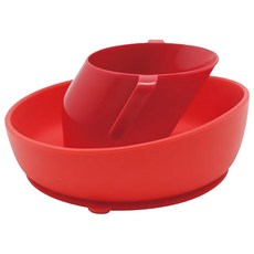 Doidy 彩虹學習杯碗組, 1組, 紅色, 杯子 + 碗