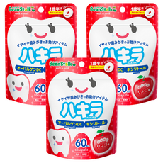 Bean Stalk 清涼糖錠 蘋果味, 60顆, 45g, 3包