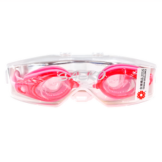SAEKO 舒適防霧快調兒童泳鏡 - 貼合, 廣角設計, 防霧, 抗UV, 矽膠頭帶, 可換鼻扣, 快速調整扣, 粉, 1個, Free