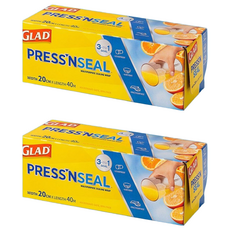 GLAD 佳能 神奇密實保鮮膜 小碗盤專用 40m x 20cm 2捲