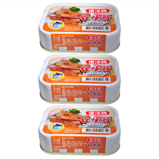 遠洋 紅燒鰻 罐頭, 100g, 3罐