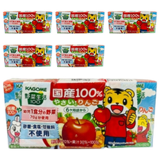 KAGOME 可果美 野菜生活蘋果果汁，100%國產，6個月以上適用，不含砂糖/甘味料/食鹽, 300ml, 6組