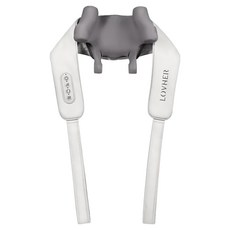 LOVHER 樂禾製品 鬆頸帶 免手持肩頸按摩器, LH-AZ039, 白灰色