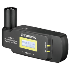Saramonic 楓笛 UwMic9 XLR9 無線麥克風接收器 專業卡農頭 輕巧便攜, RX-XLR9, 黑色