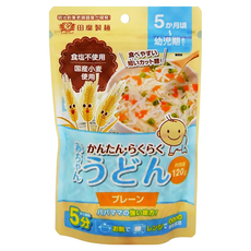 TanabikiSeimen 寶寶烏龍麵 日本國產食材 不含食品添加物或色素 適合5個月以上嬰兒食用, 120g, 1包