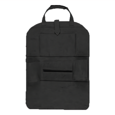 小麥購物 車用椅背置物袋 C120 55 x 39cm 140g, 3個, 黑色