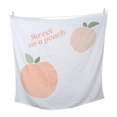 lulujo 成長包巾卡片組, 100%棉, 100x100cm, 桃子