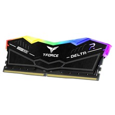 十銓 T-Force Delta 炫光RGB系列 16GB 黑色 電競記憶體 雙通道套組, DDR5-7200/CL34, 1組