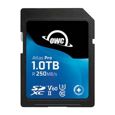 OWC Atlas Pro SD 記憶卡 SDXC UHS-II V60, 1TB, 1個