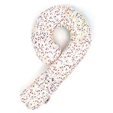 兒童座椅抱枕P型 30*50cm 棉、棉花, 小雨滴, 1個