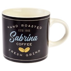 Rex LONDON 陶製馬克杯 350ml, 黑色, 1個