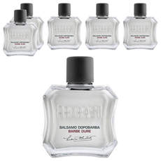 PRORASO 鬍後乳 紅標 滋潤檀香, 粗硬鬍鬚適用, 含檀香和乳木果油, 100ml, 6件