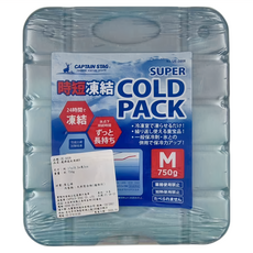 CAPTAIN STAG 鹿牌 速效凍媒 M 750g 時短凍結 戶外露營, 1入, 1個