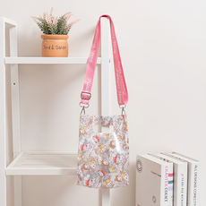 Disney 迪士尼 織帶透明斜背包 CA638B-3, 公主 TSUM