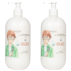 MAÛBE沐貝 Oleg 兒童潤膚乳, 西班牙原裝進口, 不含酒精, 專為兒童、青少年設計, 500ml, 2瓶