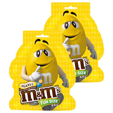 M&M's 花生巧克力 樂享包, 含美國花生, 214.8g, 2袋