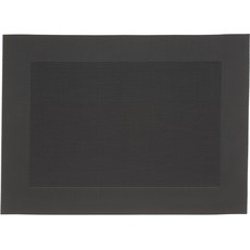 kela 編織餐墊, 黑色, 1個, 45 x 32.5cm