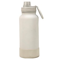 Well Life 悅生活 粉霧不鏽鋼磁吸真空斷熱保溫杯 灰色 25.5x9公分, 1L, 4個