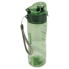 FOREVER 彈蓋式直飲曲線運動水壺 520ml 綠色, 1個