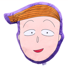 Miravivi 大頭造型抱枕 花輪, 48 x 52 x 6cm