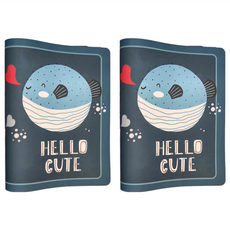 軟式珪藻土踏墊 Hello Cute, 河豚