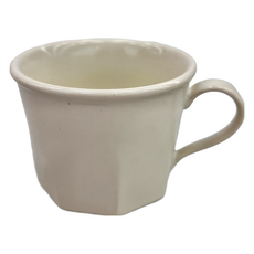 復古咖啡杯盤組, 白色, 1組