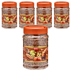 盛香珍 豐葵香瓜子桶 焦糖風味, 730g, 5罐