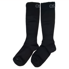 OS1st TS5 Travel Socks 旅遊加壓襪, UPF 50+, 壓縮區域襪, S, 黑色