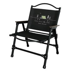 Outdoor Base Z1軍風折疊椅 超耐磨防潑水 櫸木扶手 折疊便攜, 逐夢星空黑, 1個