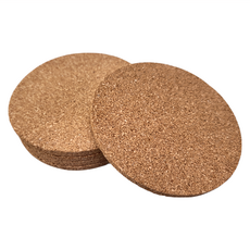 Little Pink Rabbit 粉彩小兔 軟木杯墊 5件組 9cm直徑, A37018, 12組