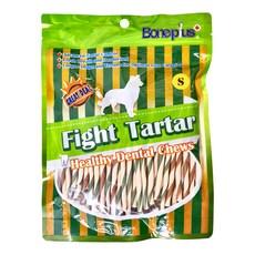 Boneplus 綜合雙色潔牙軟笛酥超值包S 340g 雙色潔牙骨 潔牙零食 18週以上幼犬/成犬/老犬, 雙色, 1包