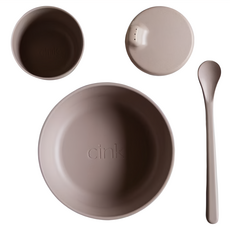 Cink 餐具組, 含碗、盤、水杯、湯匙、叉子，適用年齡：6個月以上, 霧米, 1組