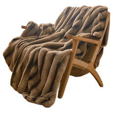 職日生 托斯卡納泡泡毛毯 燕麥咖 柔軟親膚四季皆宜 打造舒適居家生活, 160 x 100cm