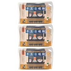 珍田生機 手工日曬麵，黃金蕎麥山藥口味，非油炸，不含防腐劑、香料, 600g, 3包