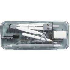 COKAI 科加 Euroangel 製圖用文具9件組 含鉛筆套, 黑色, 1組