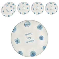 收納王妃 珪藻土杯墊, 藍色意想, 6個