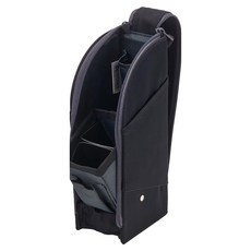 Raymay 藤井 舒適易用立式筆袋, 18.2x5.5x8.5 cm 聚酯纖維 尼龍, 黑色, 1個