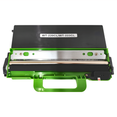 NEXTPAGE 台灣榮工 通用廢粉倉 WT-220CL/WT-223CL 適用於HL-3150CDN、HL-3170CDW等型號, 綠色 + 黑色, 1個