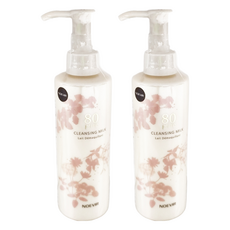 NOEVIR 蘭碧兒 80 pure 卸妝清潔乳 水洗式, 200ml, 2瓶