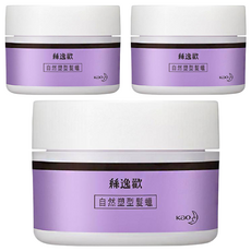 Liese Sifone 絲逸歡 自然塑型髮蠟 輕鬆再塑 護髮保濕, 60g, 3罐