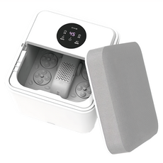 DIKE 自動滾輪足浴機暖座沙發 HBF120WT 恆溫加熱 滾輪按摩 舒適坐墊, 白色