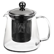 Chikao glass 耐熱金樽柳葉壺, 透明色, 480ml, 1個