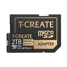 TEAMGROUP 十銓 T-CREATE EXPERT S.M.A.R.T Micro SDXC 記憶卡 附轉卡, 2TB, 1個