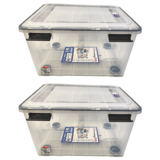 KEYWAY 聯府 Fine防潮整理箱 附輪 55L, KT-55, 2個