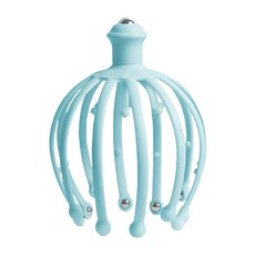 上手家居 雙層頭部穴道按摩器 滾輪按摩、穴位按摩、揉捏、指壓, 藍色, 1個