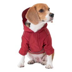 PEHOM 可調節式防潑水魔鬼氈雨衣(酒紅色)m 方便穿脫, 1入