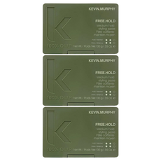 KEVIN.MURPHY FREE.HOLD 造型髮蠟, 中度支撐, 100g, 3個