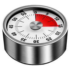 不鏽鋼磁吸計時器, 6.5 x 4.5 x 7.5cm, 白色, 單一商品, 1個